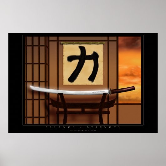 Balance - Stärke Poster (Vorne)