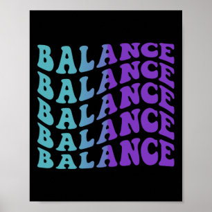 Balance Suizidprävention Psychische Gesundheit Bew Poster