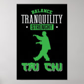 Balance Tranquility Streng Tai Chi Poster (Vorne)