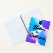 BALANCE und BRILLIANCE SpiralNotebook Notizblock (Innenseite)