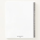 BALANCE und BRILLIANCE SpiralNotebook Notizblock (Rückseite)