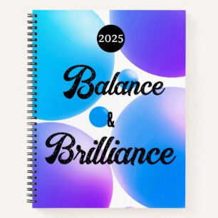 BALANCE und BRILLIANCE SpiralNotebook Notizblock