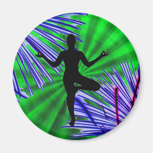 Balance und Freude - Yoga Magnet