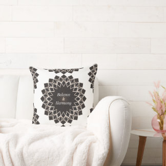 Balance und Harmonie Mandala Kissen