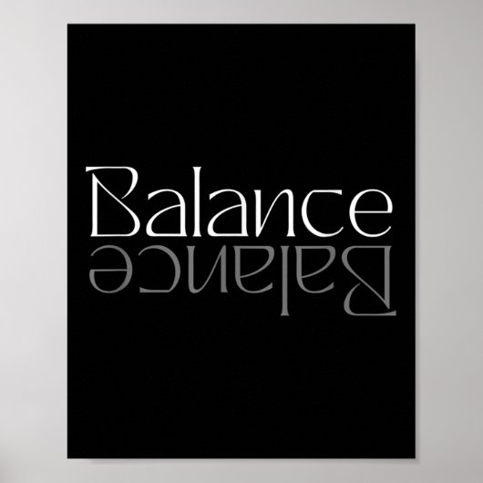Balance-Up-Down-Motivation Poster (Vorne)