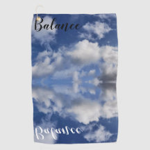 Balance, welche Wolkenreflektionen, blauer Himmel