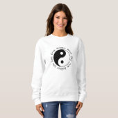 Balance Yin Yang Symbol Sweatshirt (Vorne ganz)