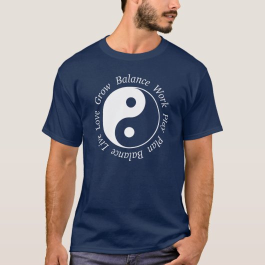 Balance Yin Yang T - Shirt (Vorderseite)