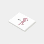 Balance Yoga-Pose Post-it Klebezettel (angewinkelt)