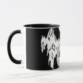 Balance Zen Yin Yang Schwarz-weiß Tasse (Links)