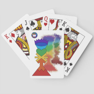 Balanceakt Spielkarten