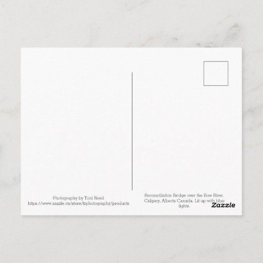 Balancebrücke Postkarte (Rückseite)