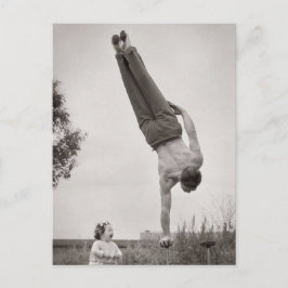 Balanced Daddy Postkarte