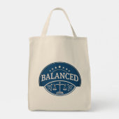 Balanced Grocery Tote Bag Tragetasche (Rückseite)