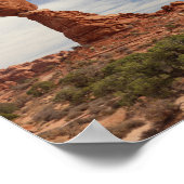 Balanced Rock at Arches National Park, Moab, Utah Poster (Ecke)