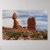 Balanced Rock at Arches National Park, Moab, Utah Poster (Vorne)