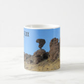 Balanced Rock Idaho Foto Kaffeetasse (Mittel)
