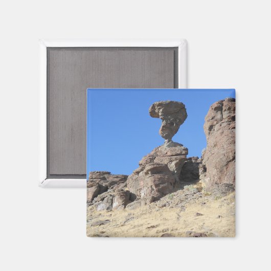 Balanced Rock Idaho Refrigerator Magnet (Vorderseite/Rückseite)