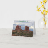 Balanced Rock Pensando en ti (Denken Sie an Sie) Karte (Gelbe Blume)