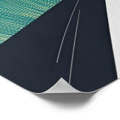 Balanceexplosion: Winkelabstraktion Poster (Ecke)