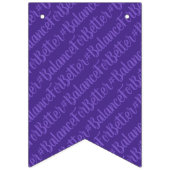 #BalanceForBetter HashTag der Tag internationaler Wimpelkette (Zweite Fahne)