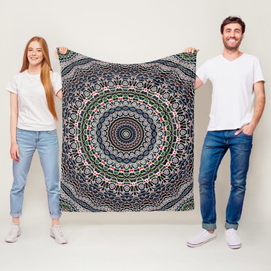 Balancen-Mandala Fleecedecke (Beispiel)