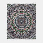 Balancen-Mandala Fleecedecke (Vorderseite)