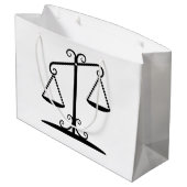 Balancenskalen Große Geschenktüte (Rückseite Schrägansicht)
