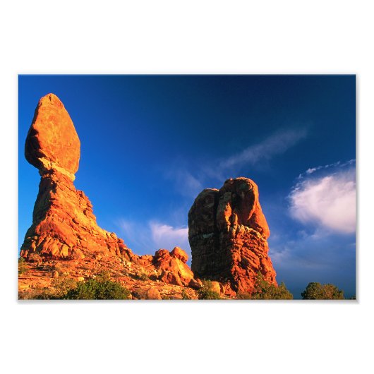 Balancer Rock bei Sunset Fotodruck (Vorne)
