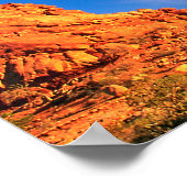 Balancer Rock bei Sunset Poster (Ecke)