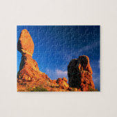 Balancer Rock bei Sunset Puzzle (Horizontal)
