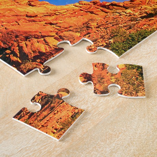 Balancer Rock bei Sunset Puzzle (Seite)