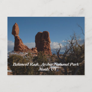 Balancer Rock, Moab UT Postkarte