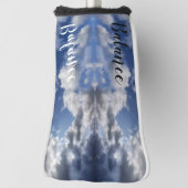 Balancewolken-Reflexionen, blauer Himmel Golf Headcover (Rotieren 90)