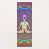 Balancieren Sie Ihr Chakras Yogamatte (Rückseite)
