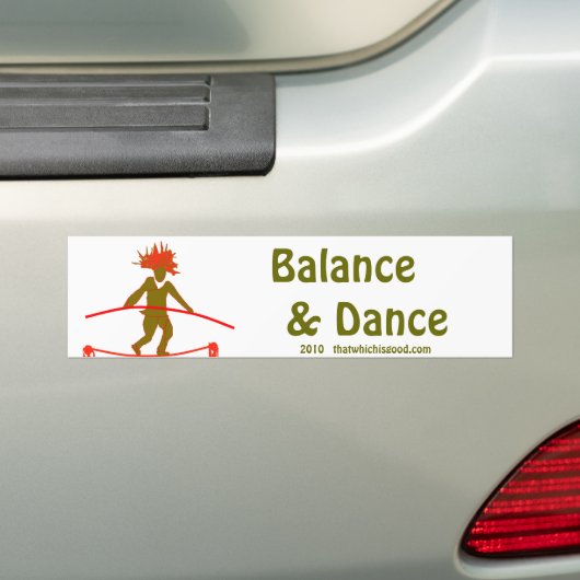 Balancierende Balance… Autoaufkleber (Auf Auto)
