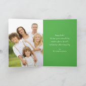 Balancierende Retro Feiertagskarte (Innenseite)