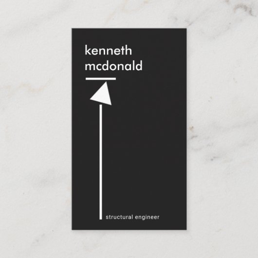 Balancierende Säulen-Dreieck-Plattform-Technik Visitenkarte (Vorderseite)