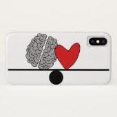 Balancierender Verstand-Herz Telefon-Kasten Case-Mate iPhone Hülle (Rückseite (Horizontal))