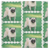 Balancierter Mops Stoff (Muster)