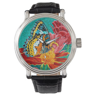 Balancierter Schmetterling I Armbanduhr