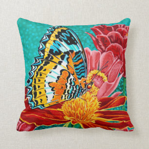 Balancierter Schmetterling I Kissen
