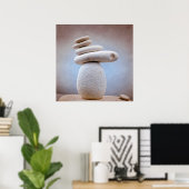 Balancierung Stones Square + Ihre Ideen Poster (Heimbüro)