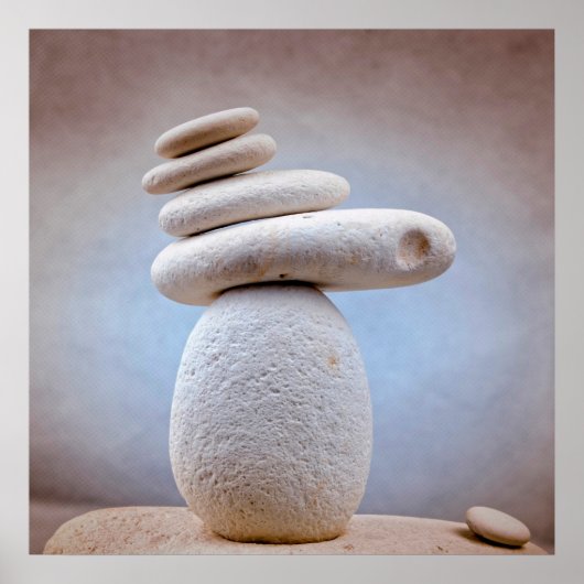 Balancierung Stones Square + Ihre Ideen Poster (Vorne)