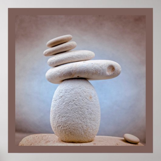 Balancierung Stones Square + Ihre Ideen Poster (Vorne)