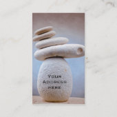 Balancierung Stones Square + Ihre Ideen Visitenkarte (Rückseite)