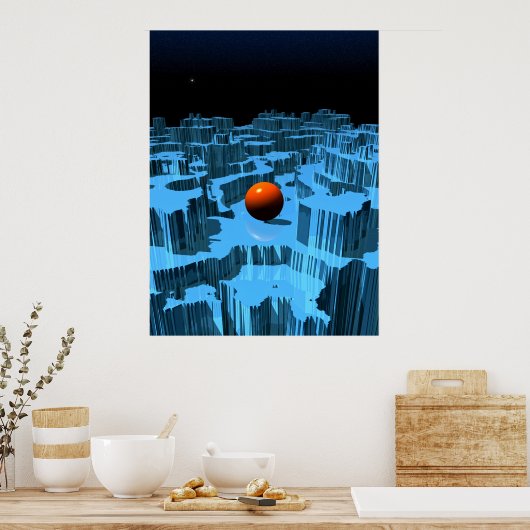 Balancing Ball Poster (Küche)