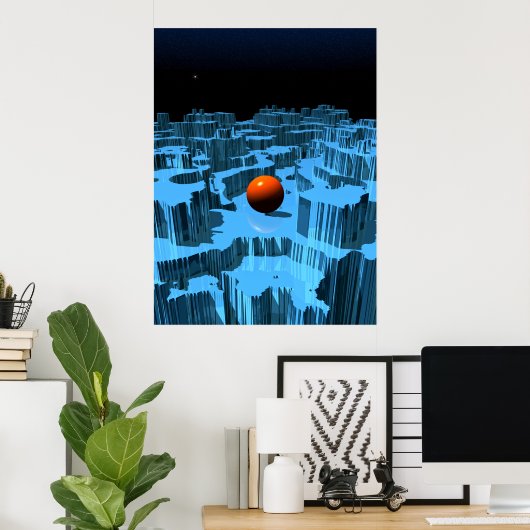 Balancing Ball Poster (Heimbüro)