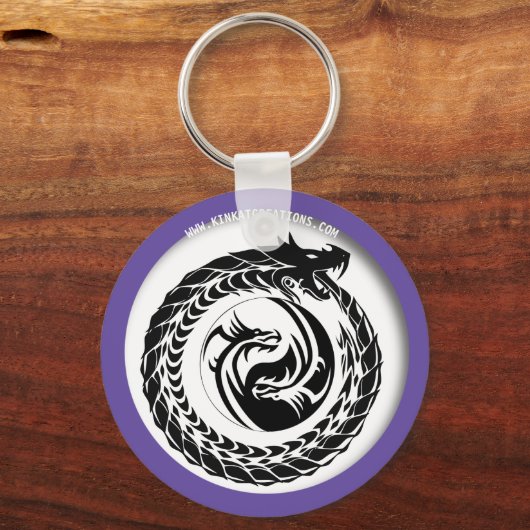 Balancing Dragons Schlüsselanhänger (Vorderseite)