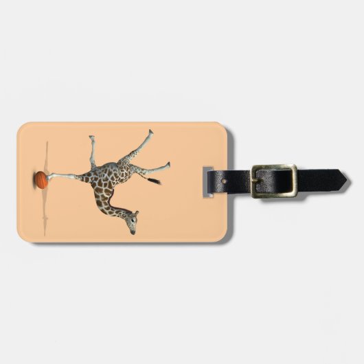 Balancing Giraffe Gepäckanhänger (Vorderseite horizontal)